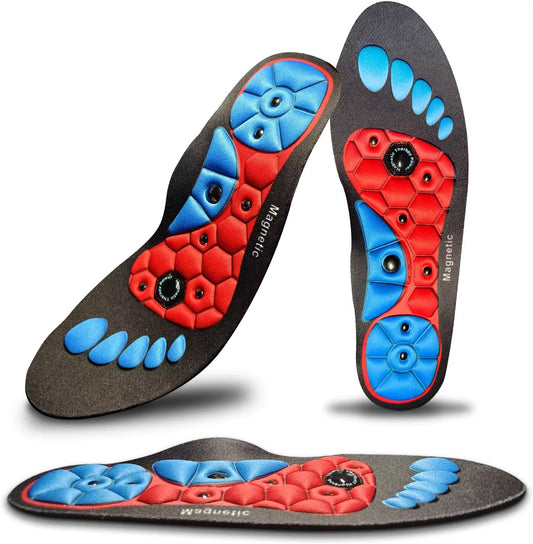 Medical Magnetic Therapy Sports Insoles Massage Foot Weight Loss Slimming Acupressure Insole Anti-Fatigue Health Care Shoe Pads