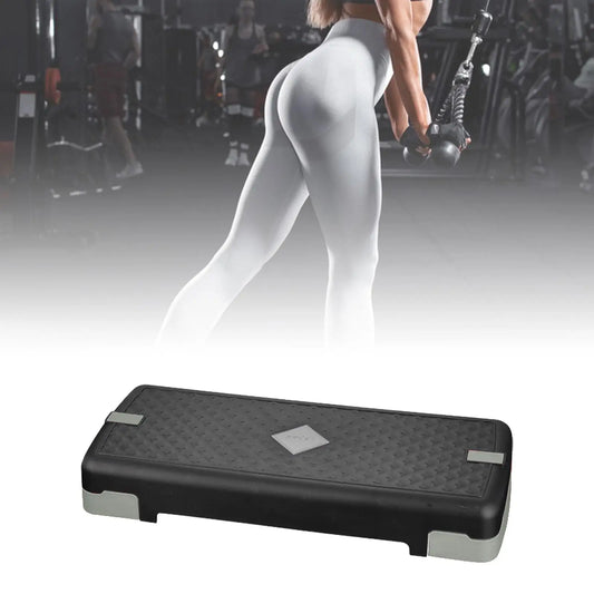 Aerobic Stepper Adjustable Bench Lightweight Indoor Outdoor Home Gym Yoga Load Bearing Exercise Step Platform Stable Portable