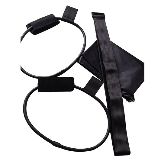 Yoga Weerstandsband met Voetpedalen – Full Body Fitness voor Thuis - 35 lbs