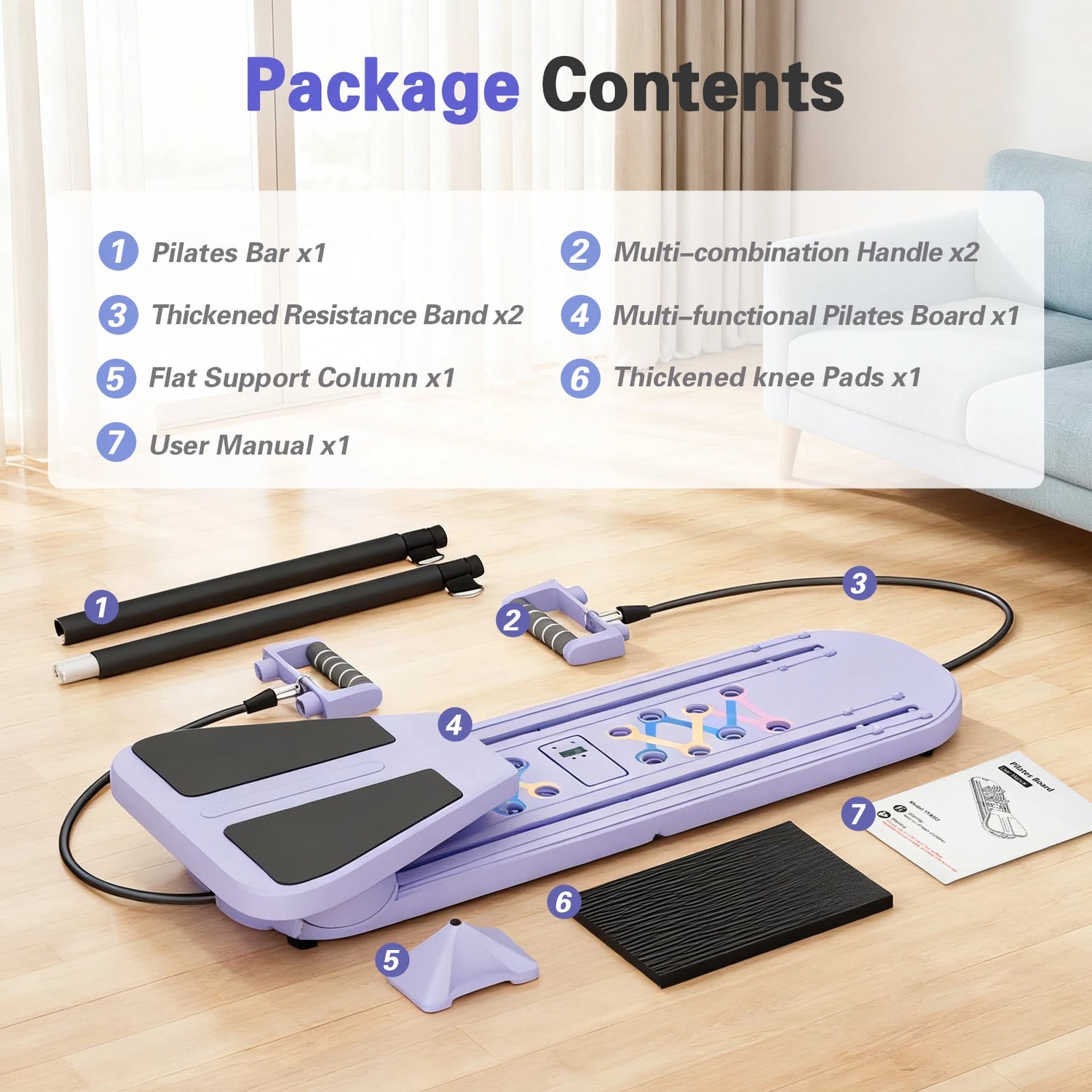 15-in-1 Multifunctionele Abdominale Pilates Board