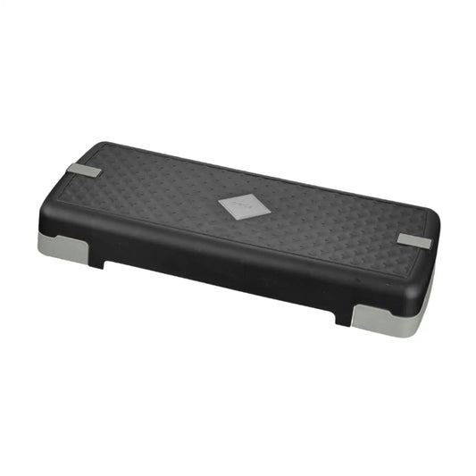 Verstelbare Aerobic Stepper - 81 cm breed - Zwart Grijs