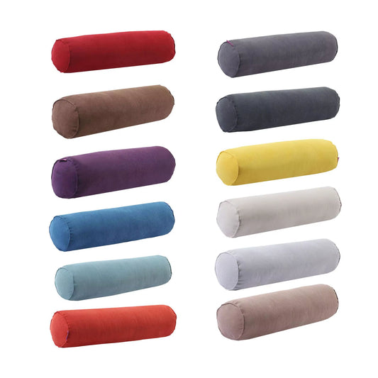 Neck Bolster Pillow Roll Cylinder Pillows Comfortable Hollow Cotton round Neck Neck Bolster Pillow Roll Chair Leg Lower Back